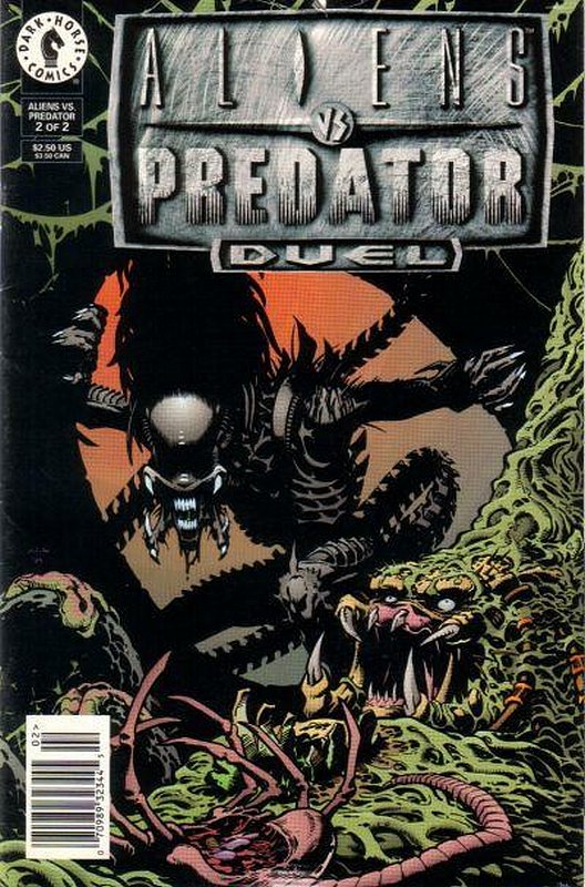 Cover of Aliens vs Predator: Duel (1995 Ltd) #2. One of 250,000 Vintage American Comics on sale from Krypton!