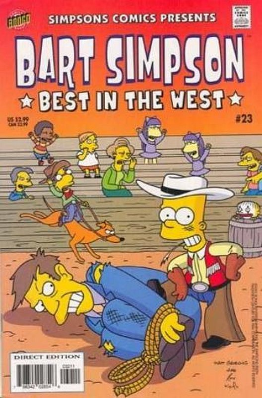 Cover of Bart Simpson Comics #23. One of 250,000 Vintage American Comics on sale from Krypton!