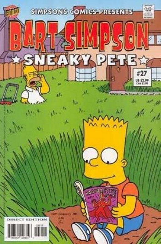 Cover of Bart Simpson Comics #27. One of 250,000 Vintage American Comics on sale from Krypton!