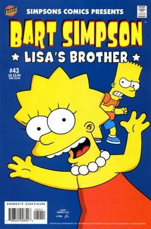 Cover of Bart Simpson Comics #43. One of 250,000 Vintage American Comics on sale from Krypton!