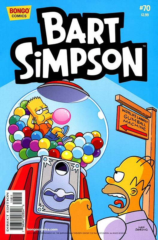 Cover of Bart Simpson Comics #70. One of 250,000 Vintage American Comics on sale from Krypton!