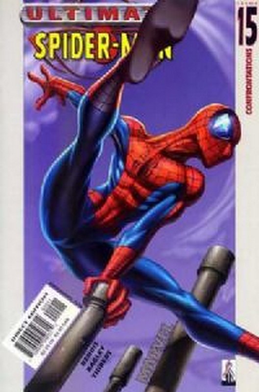 Cover of Ultimate Spider-Man #15. One of 250,000 Vintage American Comics on sale from Krypton!