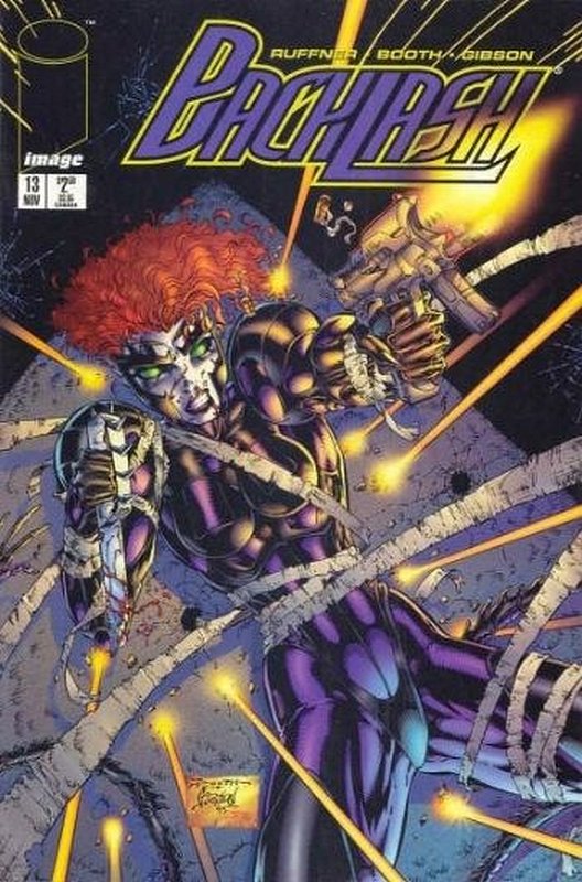 Cover of Backlash (Vol 1) #13. One of 250,000 Vintage American Comics on sale from Krypton!