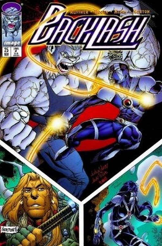 Cover of Backlash (Vol 1) #25. One of 250,000 Vintage American Comics on sale from Krypton!