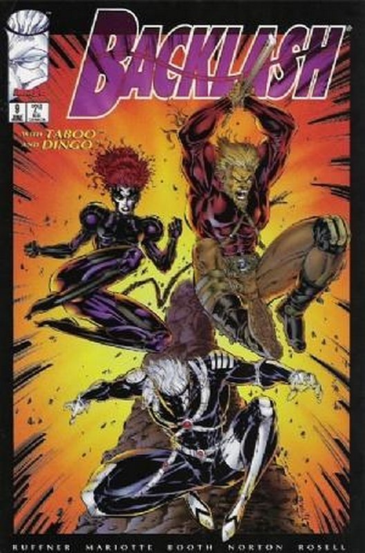 Cover of Backlash (Vol 1) #9. One of 250,000 Vintage American Comics on sale from Krypton!