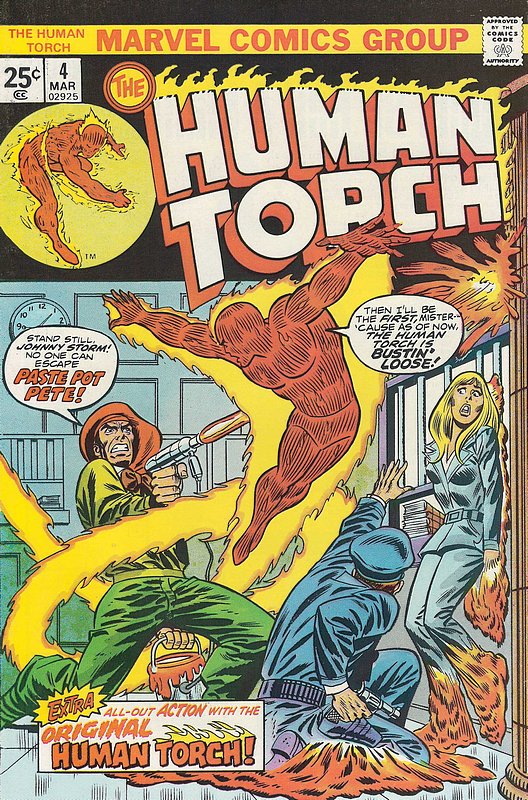 Cover of Human Torch (Vol 1) #4. One of 250,000 Vintage American Comics on sale from Krypton!