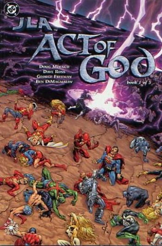 Cover of JLA: Act of God (2000 Ltd) #1. One of 250,000 Vintage American Comics on sale from Krypton!