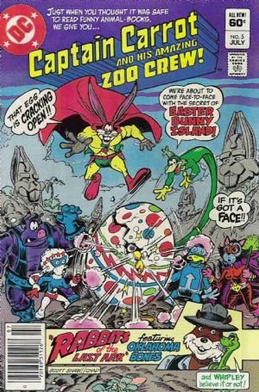 Cover of Captain Carrot & The Zoo Crew! (Vol 1) #5. One of 250,000 Vintage American Comics on sale from Krypton!