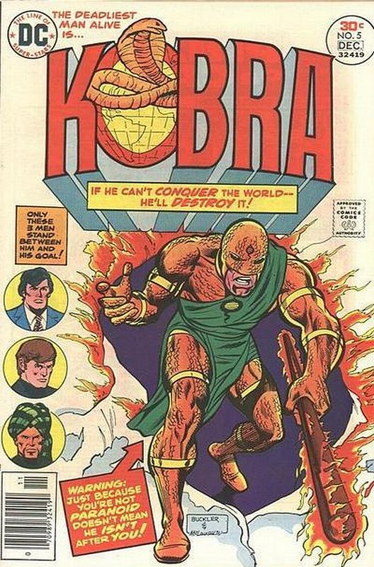 Cover of Kobra (Vol 1) #5. One of 250,000 Vintage American Comics on sale from Krypton!