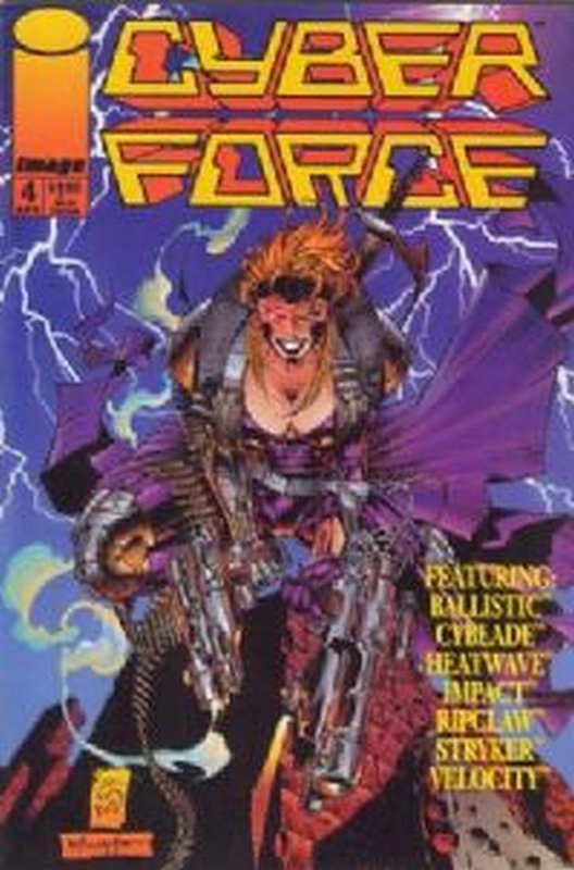 Cover of Cyber-Force (Vol 1) #4. One of 250,000 Vintage American Comics on sale from Krypton!