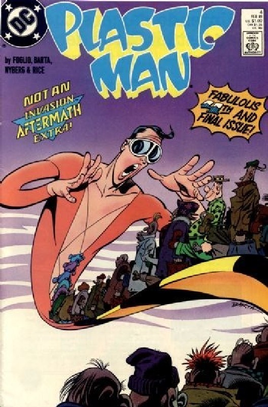Cover of Plastic Man (1988 Ltd) #4. One of 250,000 Vintage American Comics on sale from Krypton!