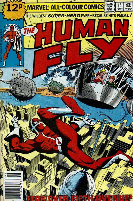 Cover of Human Fly (Vol 1) #14. One of 250,000 Vintage American Comics on sale from Krypton!