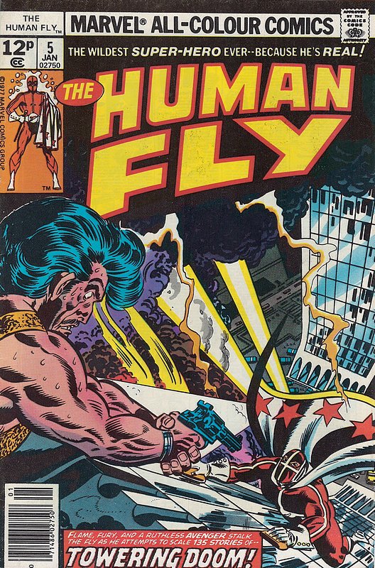 Cover of Human Fly (Vol 1) #5. One of 250,000 Vintage American Comics on sale from Krypton!