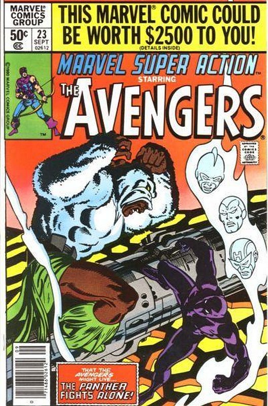 Cover of Marvel Super Action (Vol 1) #23. One of 250,000 Vintage American Comics on sale from Krypton!