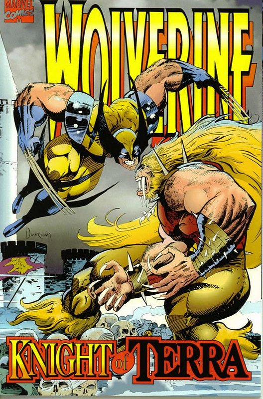Cover of Wolverine: Knight of Terra #1. One of 250,000 Vintage American Comics on sale from Krypton!