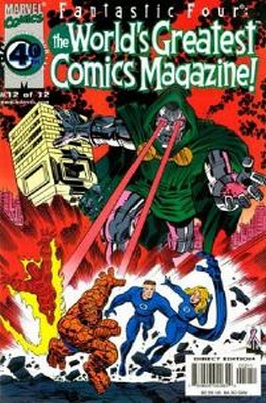 Cover of Fantastic Four: Worlds Greatest Comic Magazine #12. One of 250,000 Vintage American Comics on sale from Krypton!