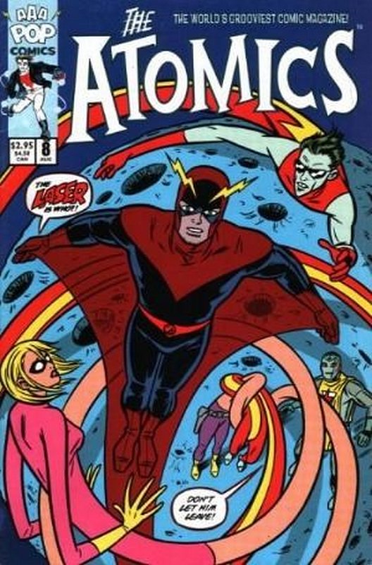 Cover of Atomics (Vol 1) #8. One of 250,000 Vintage American Comics on sale from Krypton!