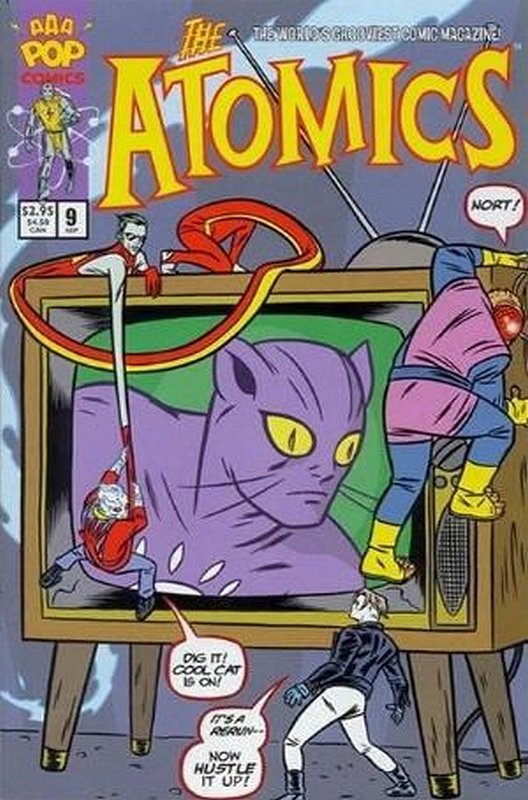 Cover of Atomics (Vol 1) #9. One of 250,000 Vintage American Comics on sale from Krypton!