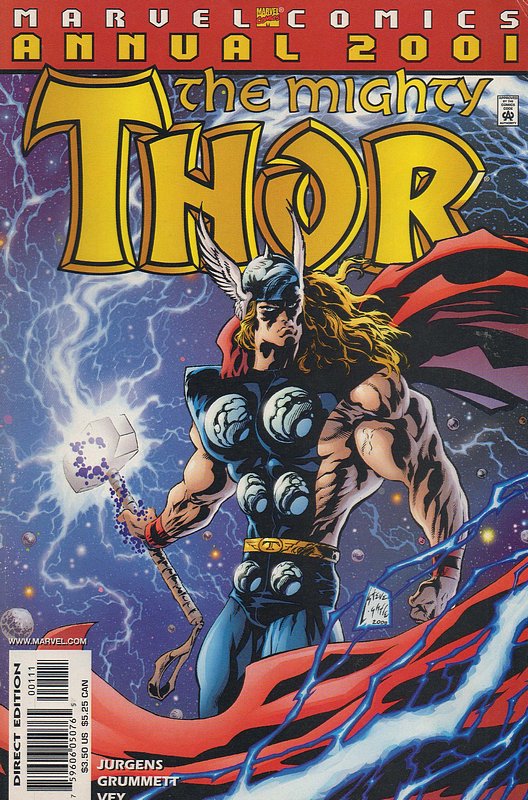 Cover of Thor Annual 2001 #2001. One of 250,000 Vintage American Comics on sale from Krypton!