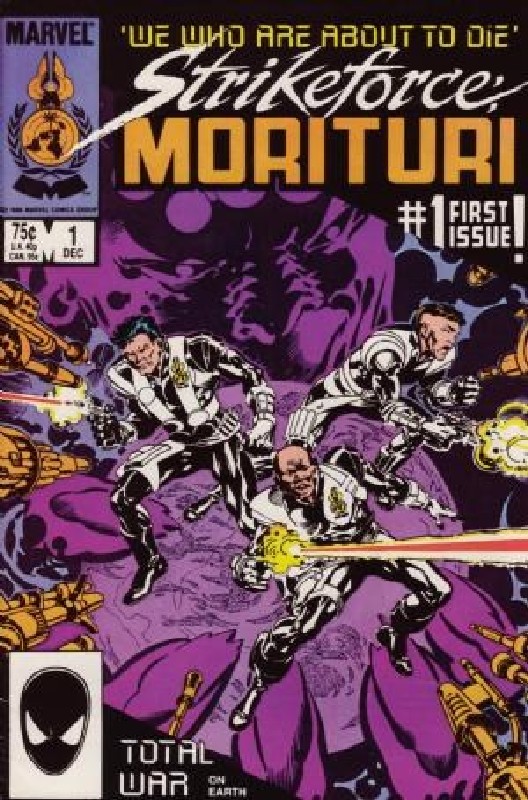 Cover of Strikeforce: Morituri (Vol 1) #1. One of 250,000 Vintage American Comics on sale from Krypton!