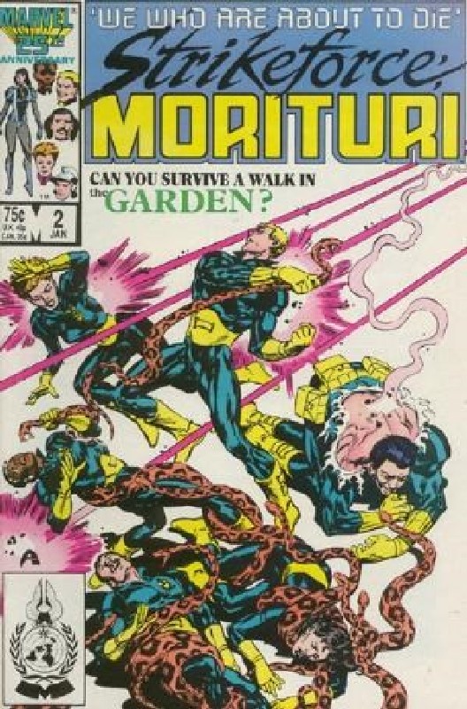 Cover of Strikeforce: Morituri (Vol 1) #2. One of 250,000 Vintage American Comics on sale from Krypton!
