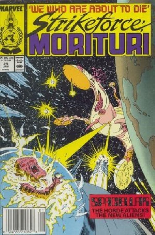 Cover of Strikeforce: Morituri (Vol 1) #25. One of 250,000 Vintage American Comics on sale from Krypton!