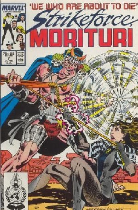 Cover of Strikeforce: Morituri (Vol 1) #7. One of 250,000 Vintage American Comics on sale from Krypton!