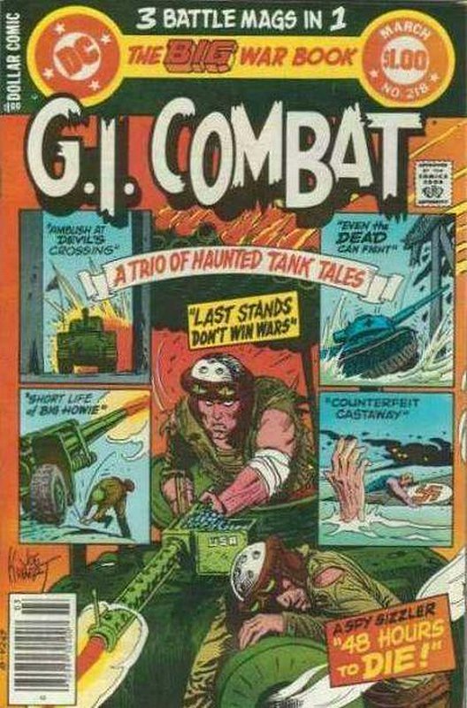 Cover of G. I. Combat (Vol 1) #218. One of 250,000 Vintage American Comics on sale from Krypton!