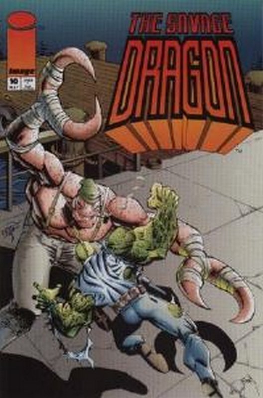 Cover of Savage Dragon #10. One of 250,000 Vintage American Comics on sale from Krypton!