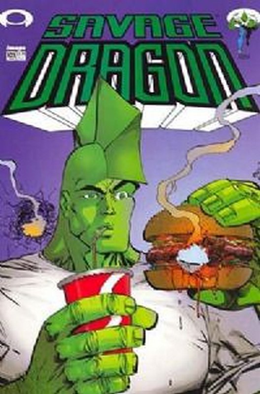 Cover of Savage Dragon #105. One of 250,000 Vintage American Comics on sale from Krypton!