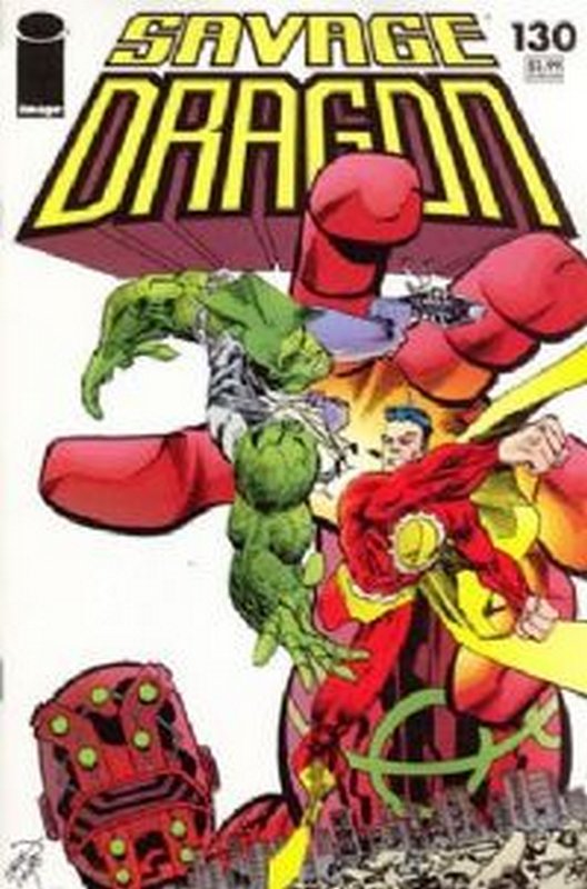 Cover of Savage Dragon #130. One of 250,000 Vintage American Comics on sale from Krypton!