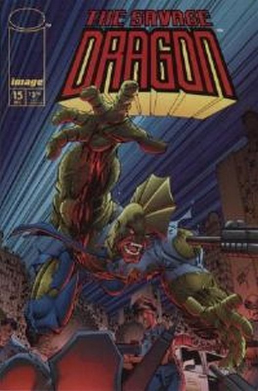 Cover of Savage Dragon #15. One of 250,000 Vintage American Comics on sale from Krypton!