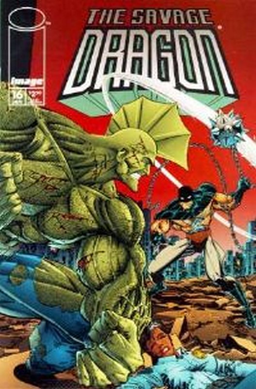 Cover of Savage Dragon #16. One of 250,000 Vintage American Comics on sale from Krypton!