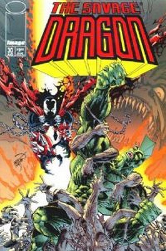 Cover of Savage Dragon #30. One of 250,000 Vintage American Comics on sale from Krypton!