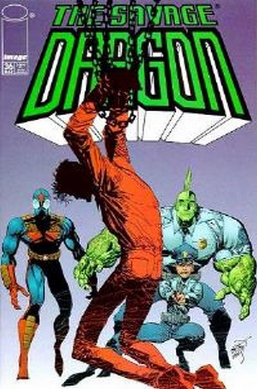 Cover of Savage Dragon #36. One of 250,000 Vintage American Comics on sale from Krypton!