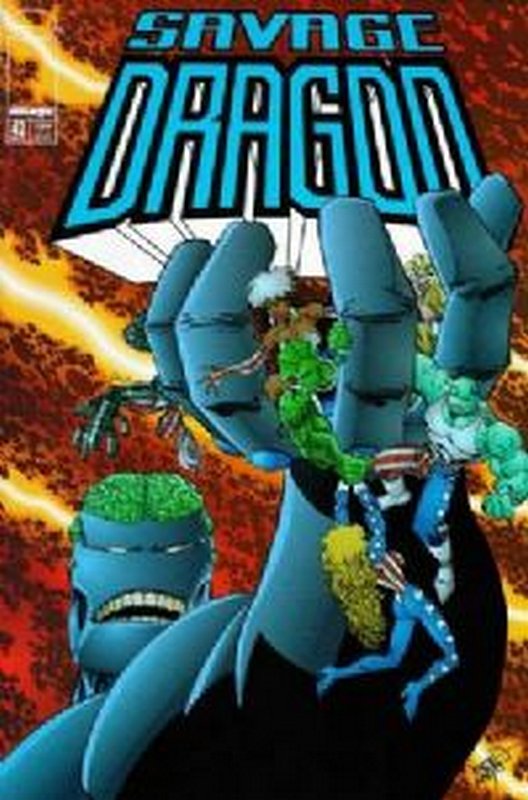 Cover of Savage Dragon #42. One of 250,000 Vintage American Comics on sale from Krypton!