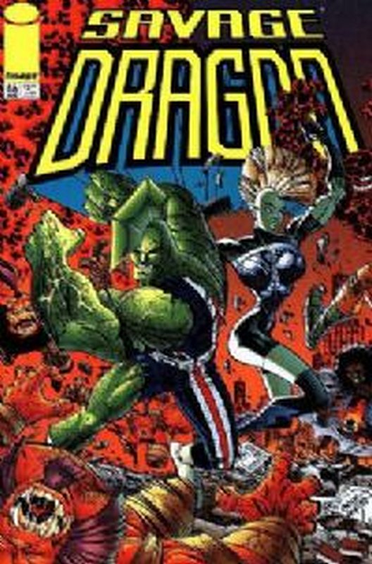 Cover of Savage Dragon #46. One of 250,000 Vintage American Comics on sale from Krypton!