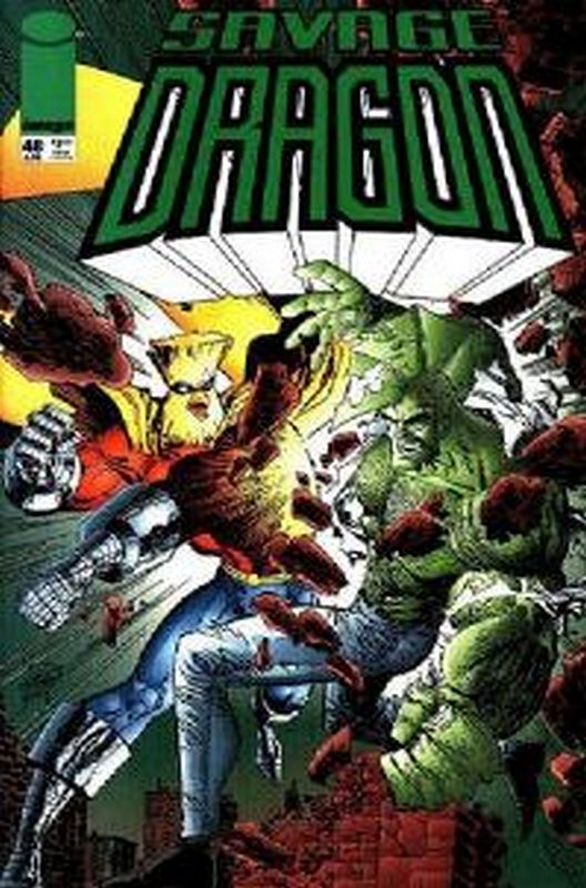 Cover of Savage Dragon #48. One of 250,000 Vintage American Comics on sale from Krypton!