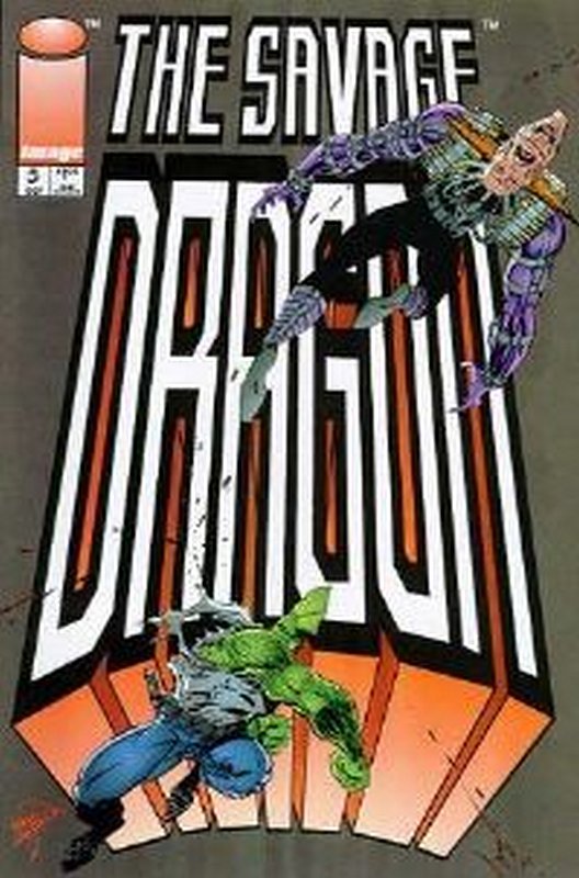 Cover of Savage Dragon #5. One of 250,000 Vintage American Comics on sale from Krypton!