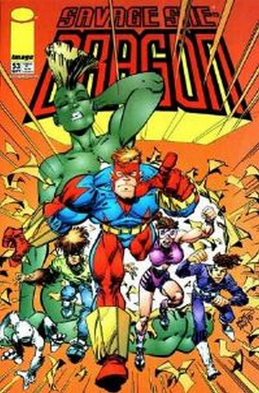 Cover of Savage Dragon #53. One of 250,000 Vintage American Comics on sale from Krypton!