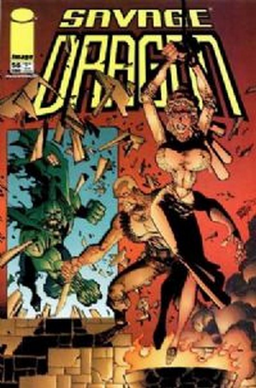 Cover of Savage Dragon #56. One of 250,000 Vintage American Comics on sale from Krypton!
