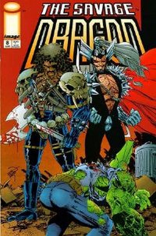 Cover of Savage Dragon #8. One of 250,000 Vintage American Comics on sale from Krypton!