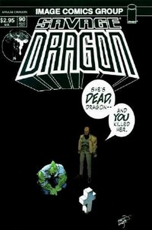 Cover of Savage Dragon #90. One of 250,000 Vintage American Comics on sale from Krypton!