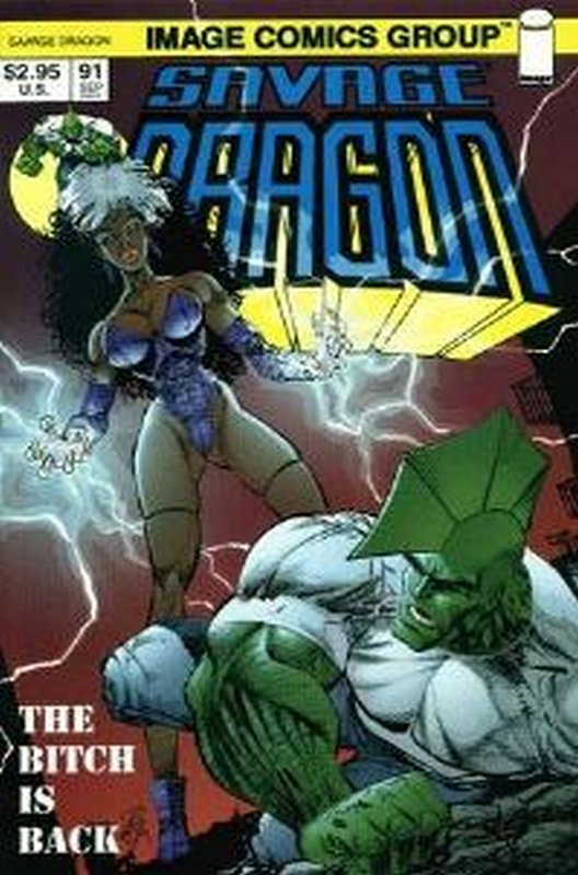 Cover of Savage Dragon #91. One of 250,000 Vintage American Comics on sale from Krypton!