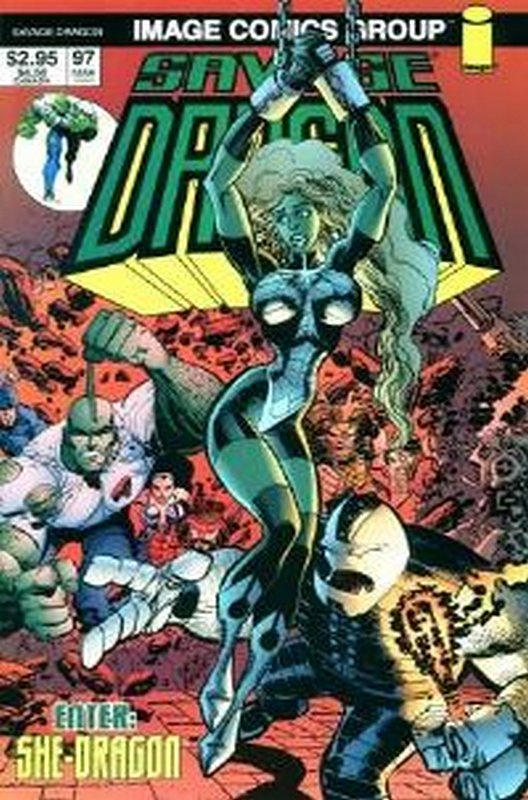 Cover of Savage Dragon #97. One of 250,000 Vintage American Comics on sale from Krypton!