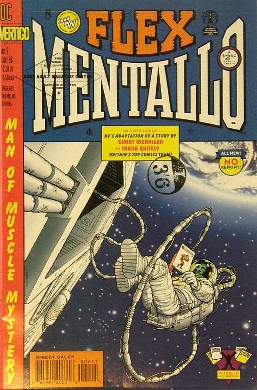 Cover of Flex Mentallo (1996 Ltd) #2. One of 250,000 Vintage American Comics on sale from Krypton!