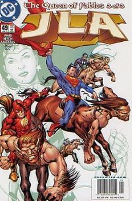 Cover of JLA (Vol 1) #49. One of 250,000 Vintage American Comics on sale from Krypton!