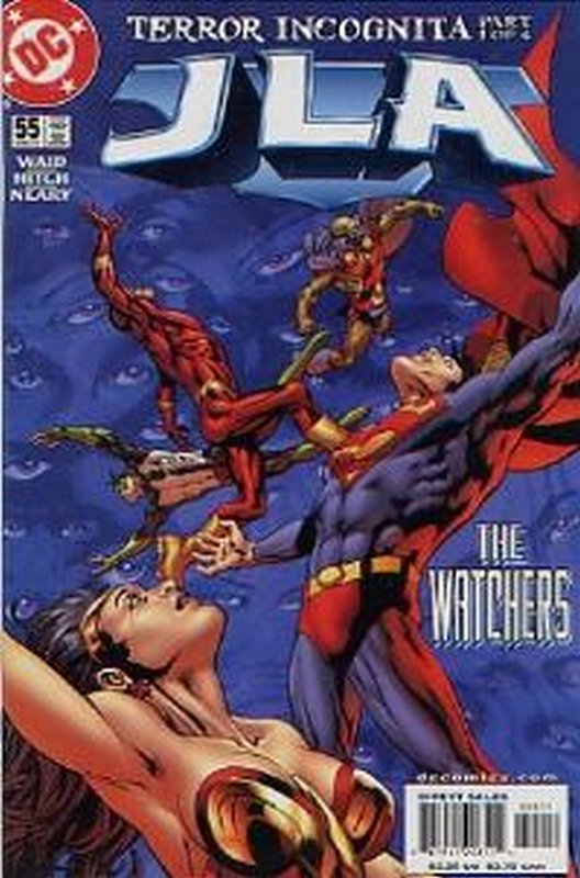 Cover of JLA (Vol 1) #55. One of 250,000 Vintage American Comics on sale from Krypton!