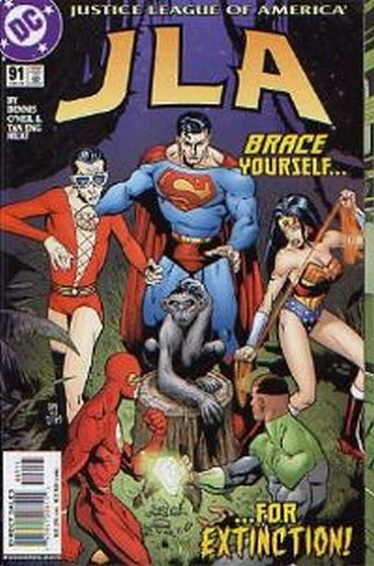 Cover of JLA (Vol 1) #91. One of 250,000 Vintage American Comics on sale from Krypton!