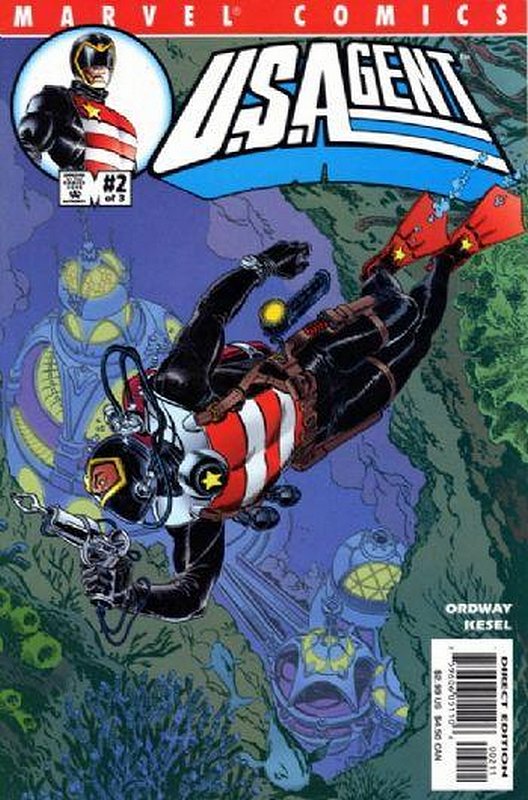 Cover of USAgent (2001 Ltd) #2. One of 250,000 Vintage American Comics on sale from Krypton!
